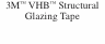 3M&trade; VHB&trade; Structural Glazing Tape