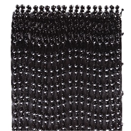 Close up on the stem density of a 3M Dual Lock fastener.