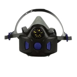 3M™ Secure Click™ Half Facepiece Reusable Respirator HF-800 white background