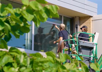 3M Gives community window film donation
