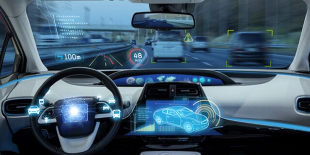 Driver monitoring system inside of a vehicle.