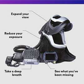 3M™ M-Series Helmet Assembly with Speedglas™ Welding Shield