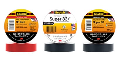 image of 3M premium vinyl electrical tapes
