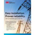 brochure cover, power transmission towers