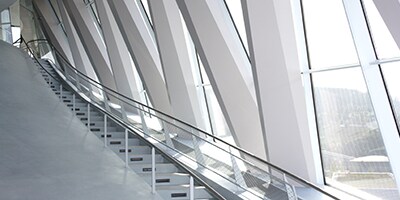 Museum and exhibit setting ideal for touch displays
