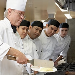 chef training junior kitchen staff