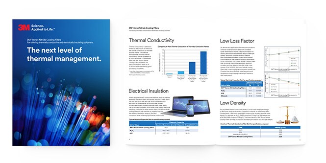 Cover of 3M(TM) Boron Nitride Cooling Fillers Brochure
