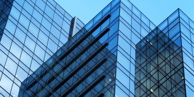windowed high rise building exterior