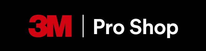 3M Pro Shop badge representing the highest dealer tier offering multiple product lines and premium service.

