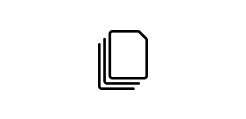 stack or paper icon