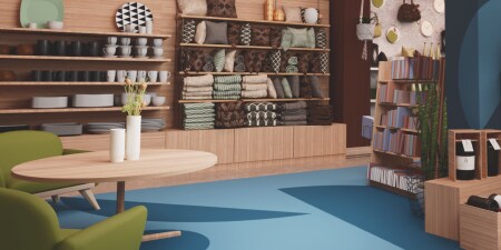Cozy retail interior with shelves and decor, highlighting 3M's branding impact.
