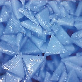 Microscopic image of 3M Precision-Shaped Grain