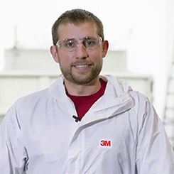 3M application engineer Brady Haislet
