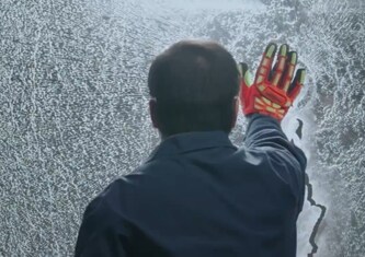 3M Scotchshield Security Window Film resisting impact during retail break‑and‑entry simulation
