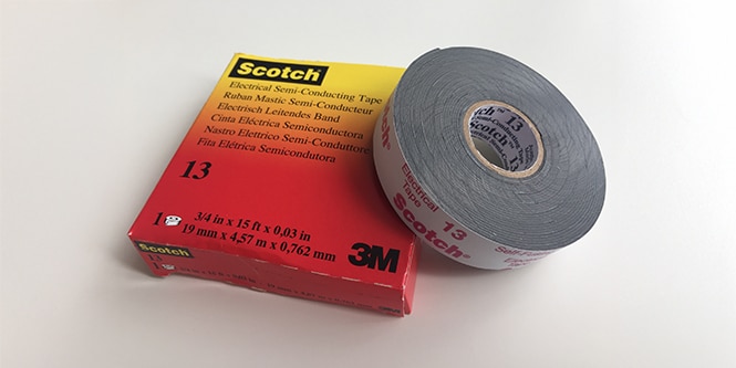 Roll and box packaging for 3M Semi-Conducting Electrical Tape 13
