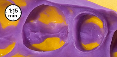 Super quick set impression material
