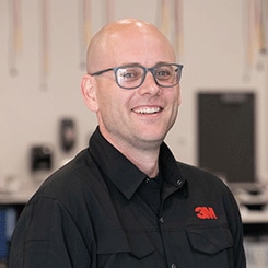 3M paint application systems global portfolio manager Jason Garfoot
