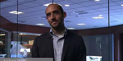 Georgia DOT member speaking to camera
