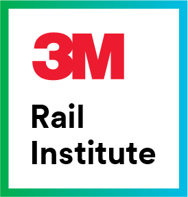 3M Rail Institute badge representing education and support for rail operators.