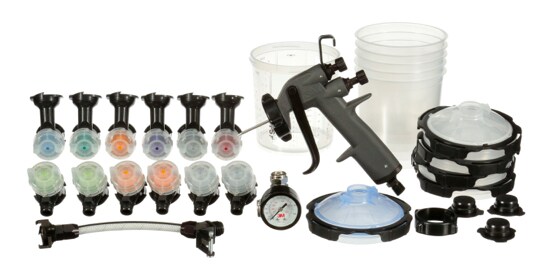 Spray gun system.
