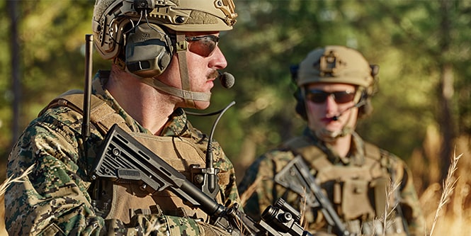 Image of Troops with 3M™ PELTOR™ Protection & Communication
