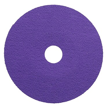 Close up of 3M™ Cubitron™ 3 Fibre Disc 1187C
