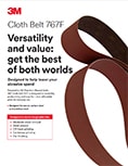 Front cover of 3M Cloth Belt 767F Flyer