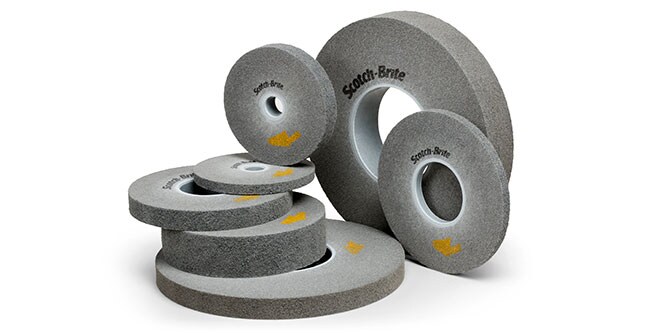 4", 6", 8" Scotchbrite Style Mop Wheels – Coarse, Medium, Fine Grit – For Metal Polishing & Paint Removal, UK Made