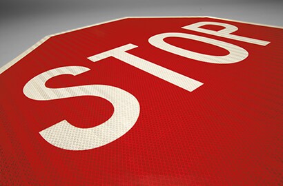 Phoenix, Arizona street with traffic signs