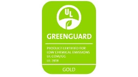 Icon signifying UL GREENGUARD Gold certification