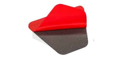 image of vortex generator underside to show adhesive layer
