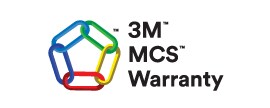 3M MCS Warranty logo with colorful interlocking shapes, highlighting comprehensive graphics warranty.