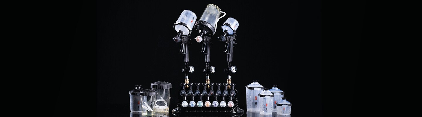 Group image of the 3M Performance Spray Gun Paint System
