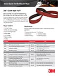 Front cover of 3M Cloth Belt 767F Sales Guide