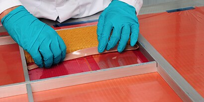 product application shot of Core-Splice Adhesives
