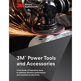 image of the 3M Power Tools and Accessories Catalog cover