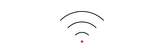 icon of wireless signal
