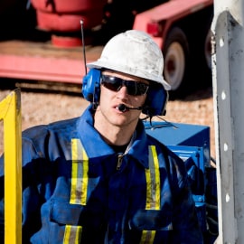 Refinery worker oil and gas
