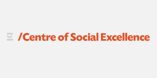 Centre of social excellence logo.
