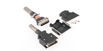 Family product shot of MDR wiremount connectors
