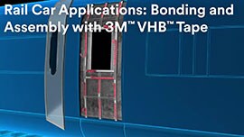 3M Applications Engineers Brent Bystrom and Rebecca Johnson discuss rail applications for 3M™ VHB™ Tapes