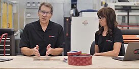 Video still of 3M Applications Engineers discussing viscoelasticity
