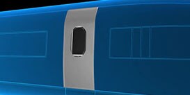 Video still of a passenger car showing a door that can be bonded with 3M™ VHB™ Tape
